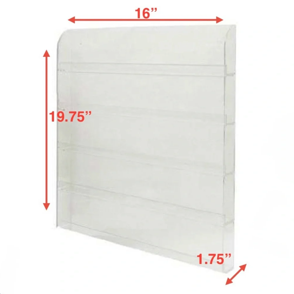 NIB Acrylic Wall Mount Nail Polish Display